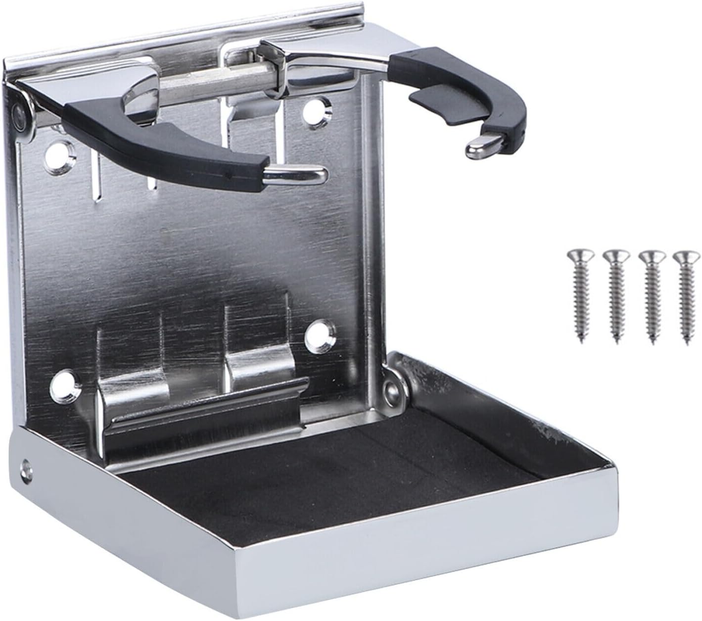 2 Piece Stainless Steel Adjustable Folding Cup Drink Holder Marine Boat Truck RV Set Boat Accessories Marine - Image 4