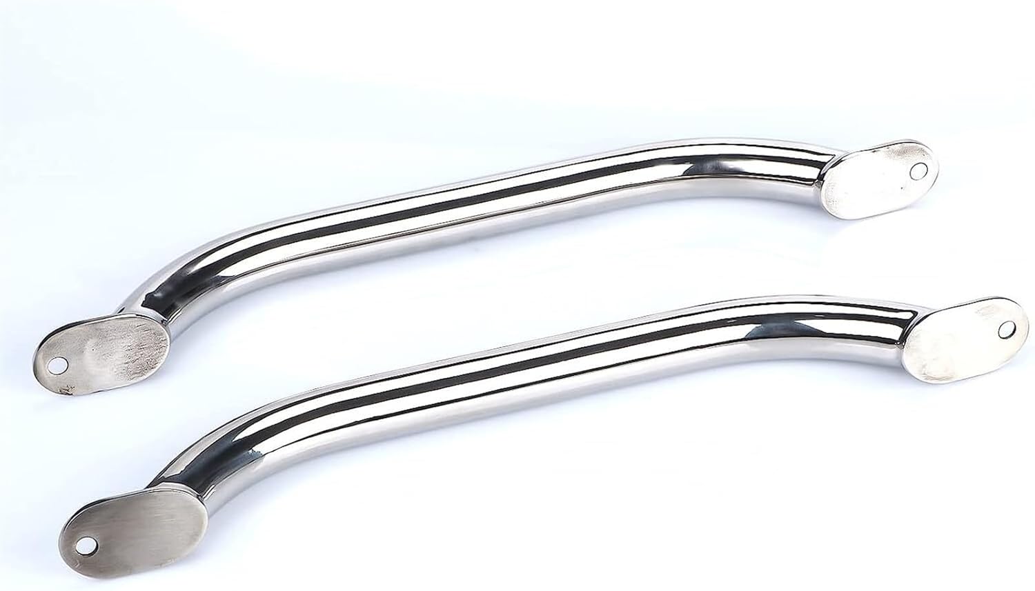 2 Pieces Stainless Steel 12'' Boat Polished Boat Marine Grab Handle Handrail Boat Accessories Marine - Image 5
