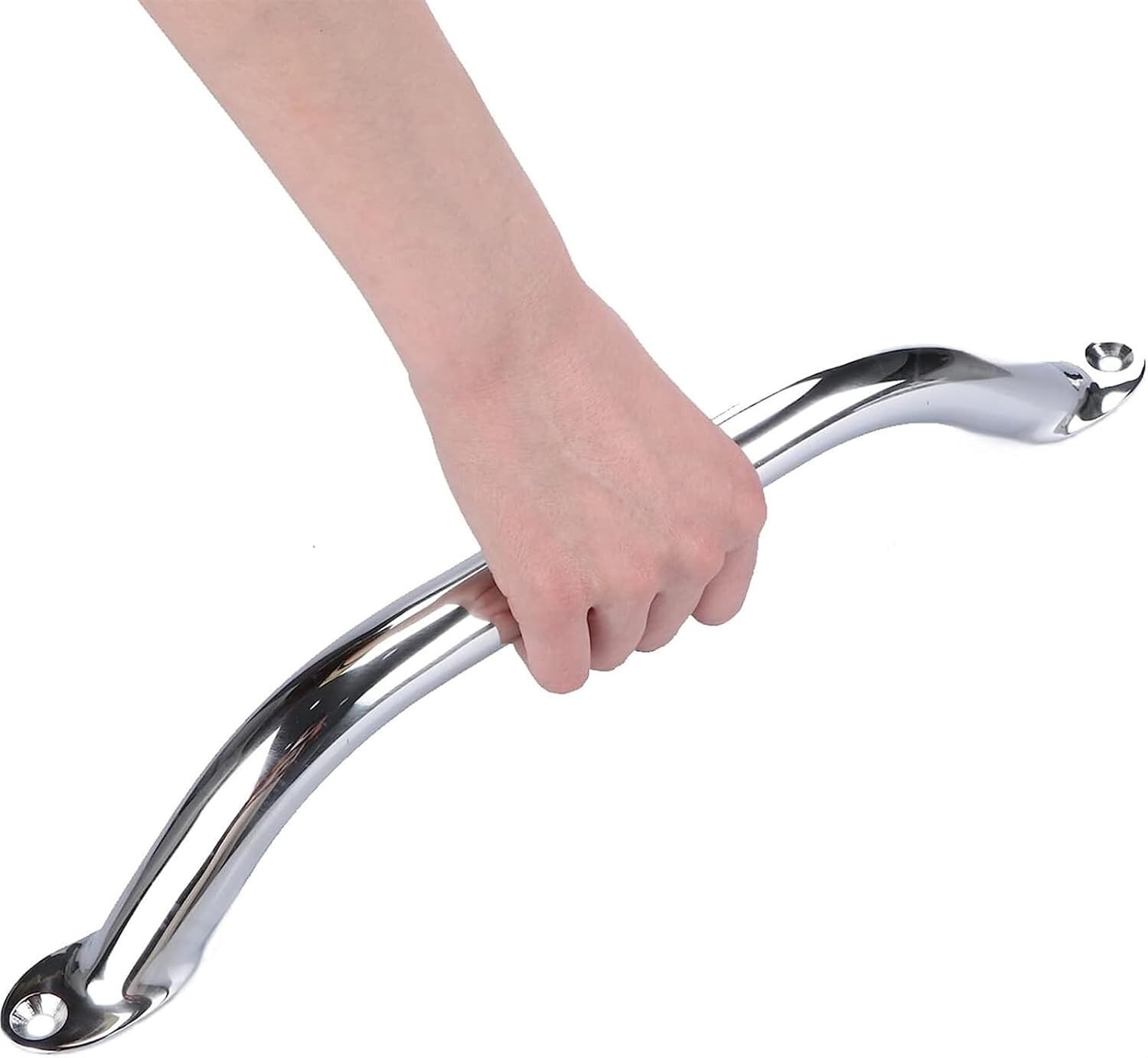 2 Pieces Stainless Steel 12'' Boat Polished Boat Marine Grab Handle Handrail Boat Accessories Marine - Image 2