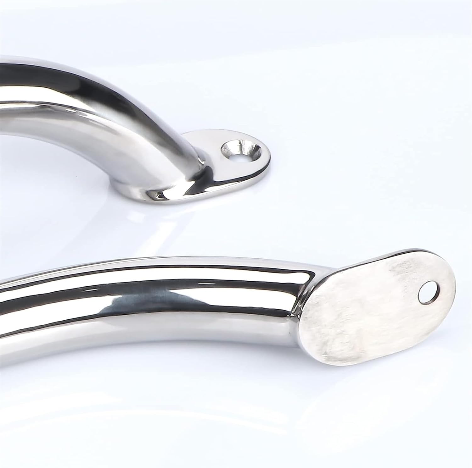 2 Pieces Stainless Steel 12'' Boat Polished Boat Marine Grab Handle Handrail Boat Accessories Marine - Image 4