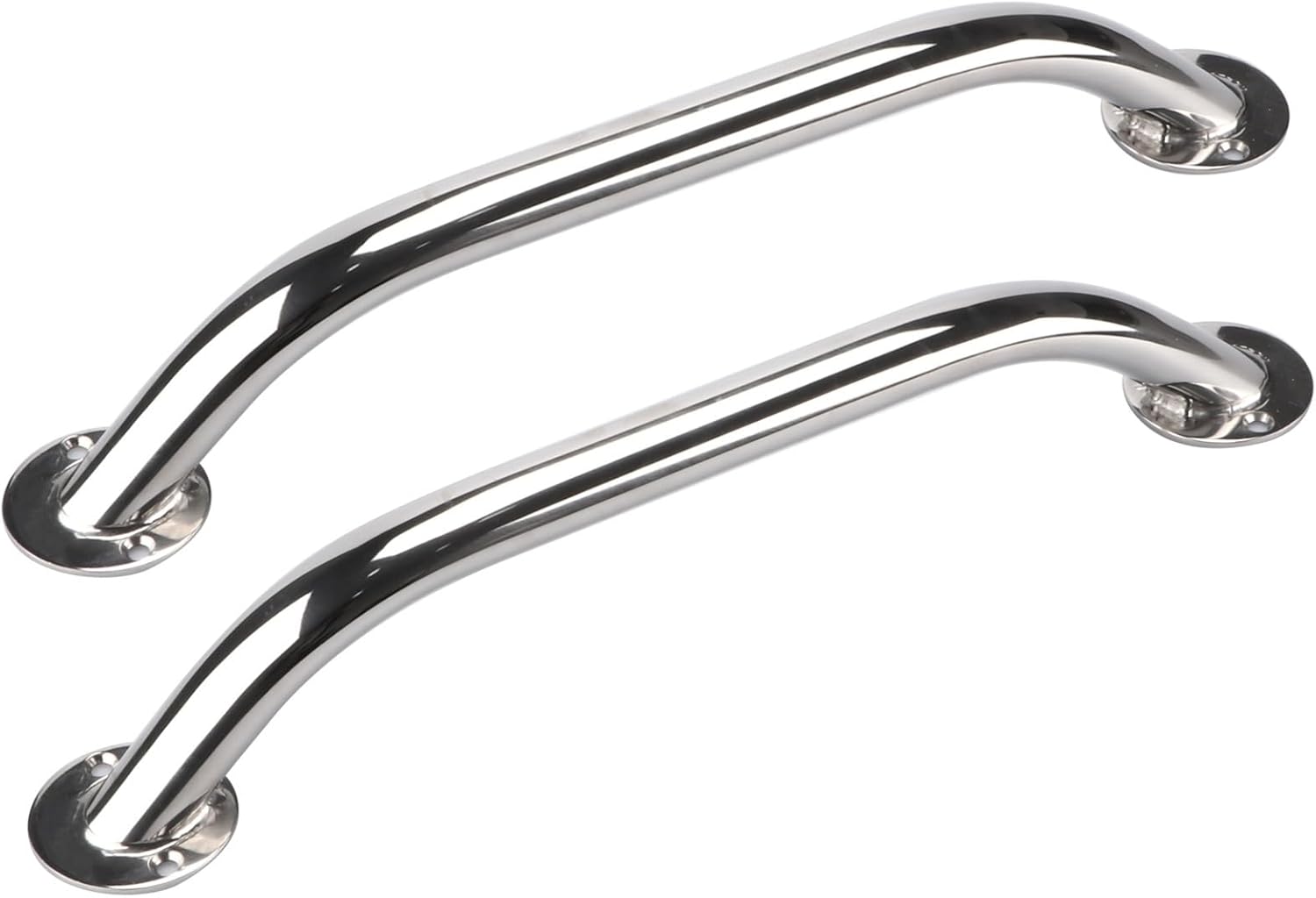 2pcs Boat Accessories Glass Door Handle Stainless Steel 12'' Boat Polished Boat Marine Grab Handle Handrail