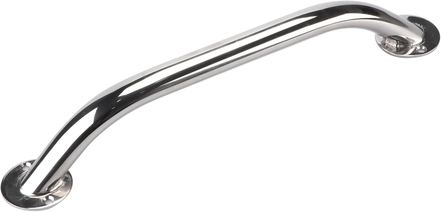 2pcs Boat Accessories Glass Door Handle Stainless Steel 12'' Boat Polished Boat Marine Grab Handle Handrail - Image 3