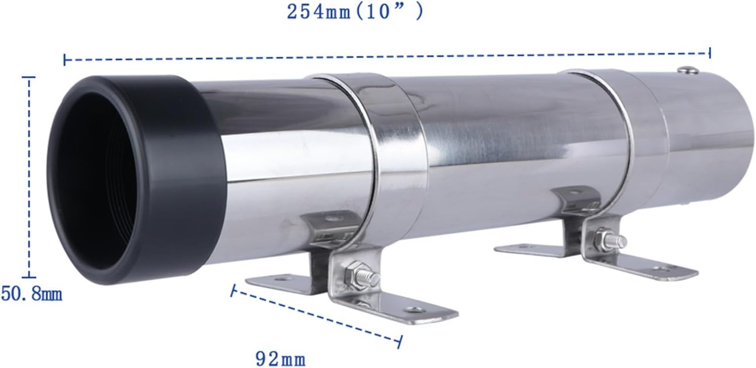 2PCS Marine Boat Yacht Accessories Rod Holder Flush Mount Fishing Marine Boat Stainless Steel Rod Tube - Image 2