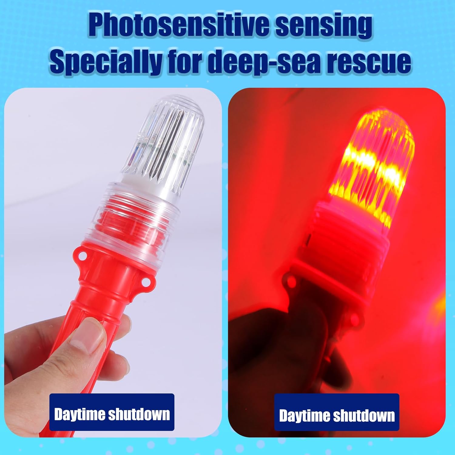 Boat Flares (3-Pack) - US Coast Guard Approved Marine Emergency Flares, Waterproof & Visible up to 10 Miles, Day/Night Use for Boating, Fishing Nets, Life Rafts & Buoys - Red Aerial & Handheld Signals - Image 2