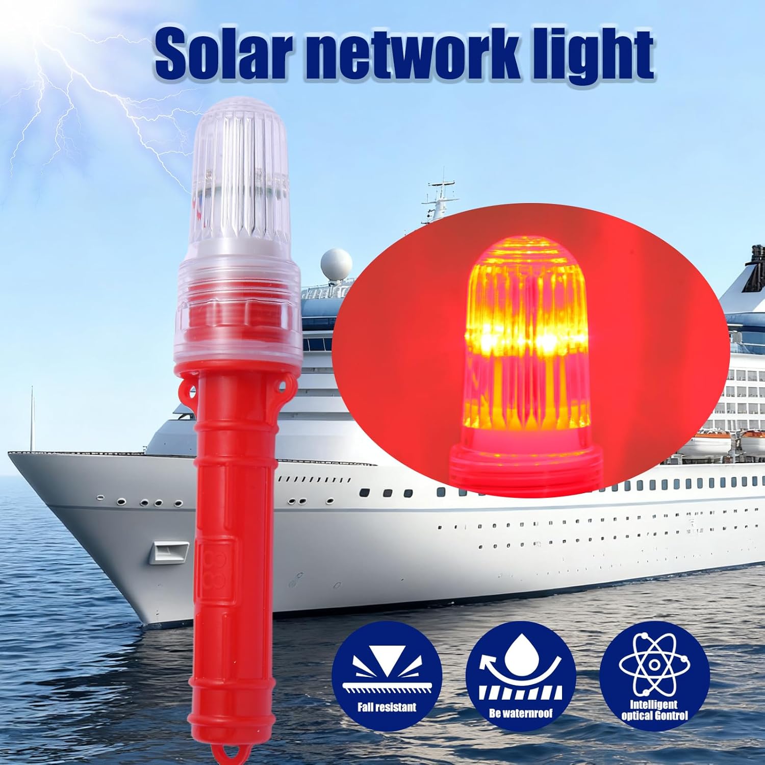 Boat Flares (3-Pack) - US Coast Guard Approved Marine Emergency Flares, Waterproof & Visible up to 10 Miles, Day/Night Use for Boating, Fishing Nets, Life Rafts & Buoys - Red Aerial & Handheld Signals - Image 7