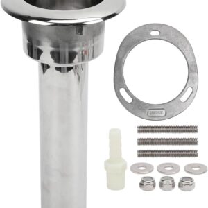 Boat Rod Cup Holder 316 Stainless Steel to Cracking and Aging Rustproof Universal for Boats Yachts Marines Accessories(0 Degree)