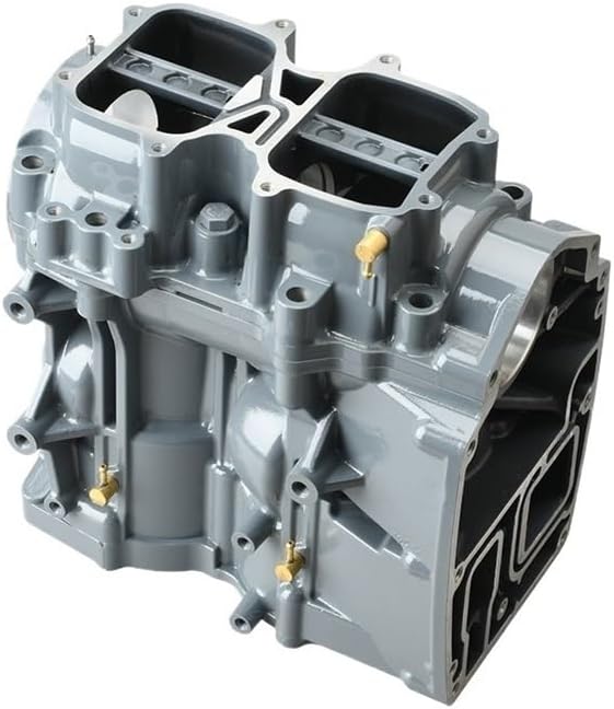 Compatible with 66T-15100 Crankcase Cylinder Block Compatible with Two-Stroke Outboard Engine E40X 40HP 66T-15100-02-1S Marine Accessories Universal