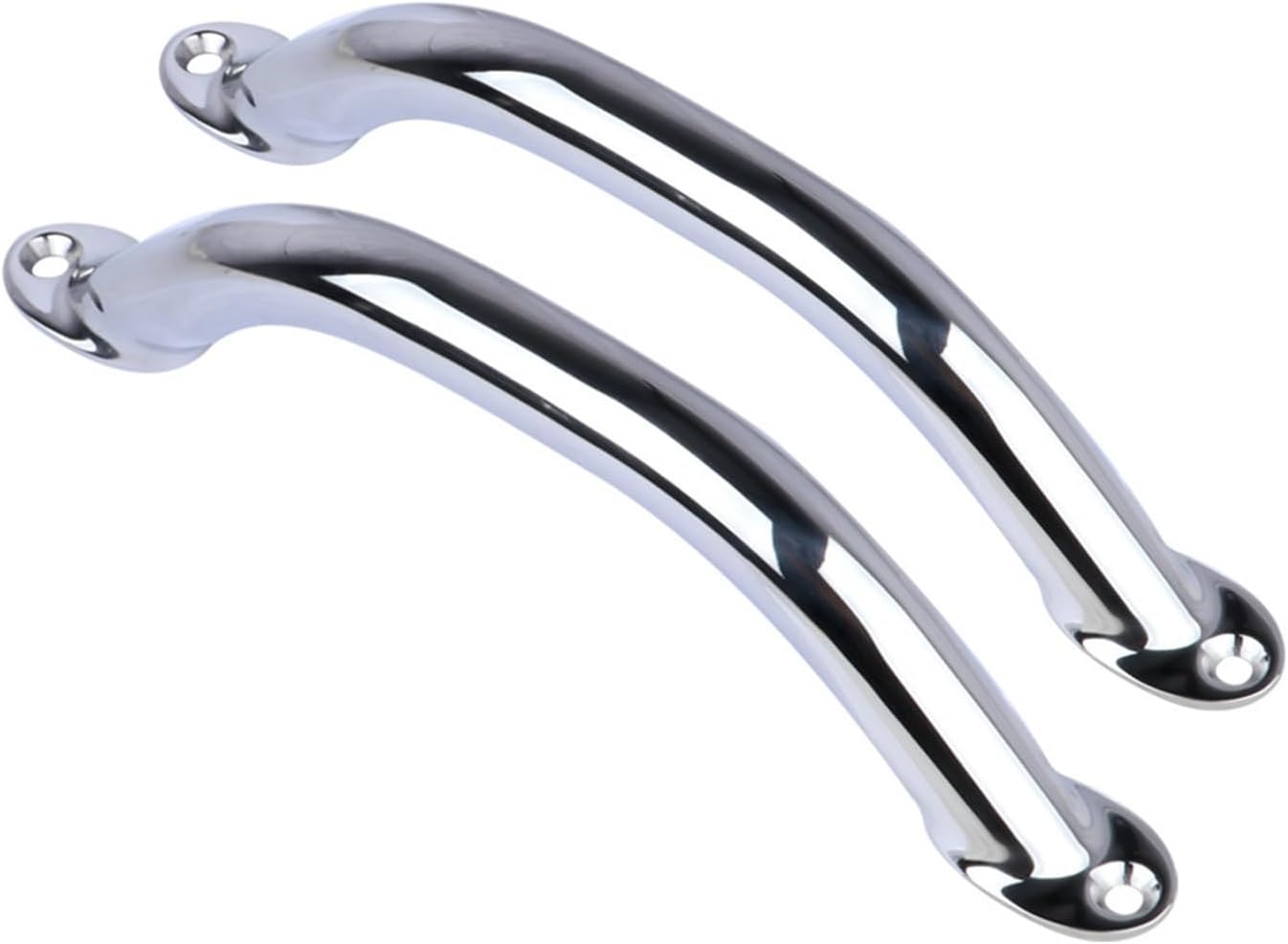 Door Handle 2 Pieces Stainless Steel 9'' Boat Polished Grab Handle Handrail Boat Accessories Marine