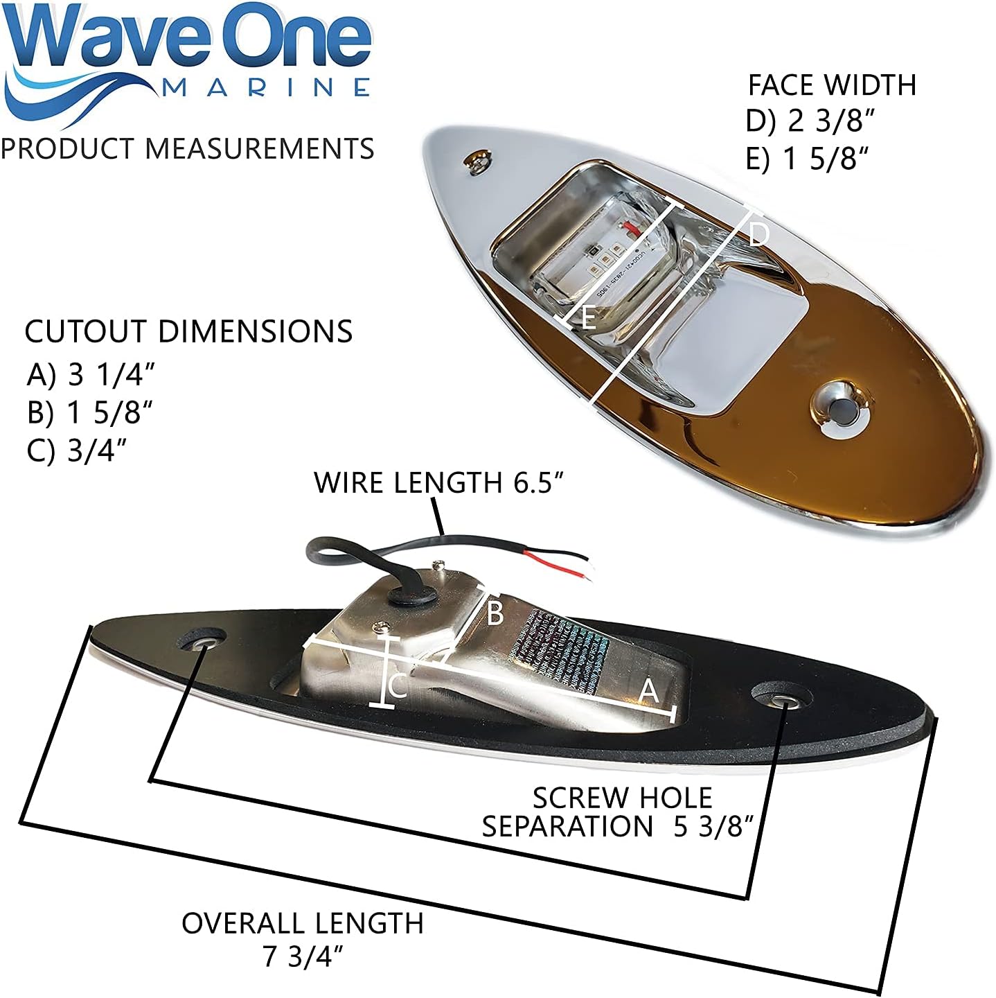 Flush Mount LED Shark Eye Boat Navigation Teardrop Lights | Red And Green Stainless USCG 2NM | Waterproof 12V - Image 6