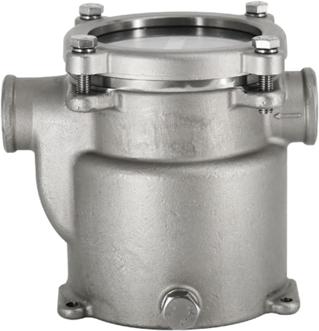 FOTN Marine Seawater Strainer,316 Stainless Steel Sea Water Strainer Seawater Filter for Boat Yacht Ship Hardware Accessories, Silver - Image 10