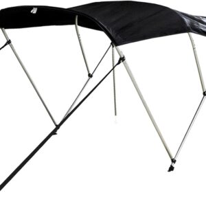 Hoangbinsn 3 Bow Biminii Top Replacement Canvas Cover Boot Cover with Frame 600D Waterproof Anti UV Boat Cover Marine Accessories(85-90W)
