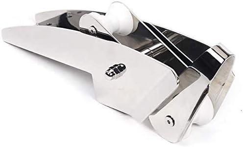 ISURE MARINE AISI 316 Stainless Steel Hinged Self-Launching Bow Anchor Roller with pivoting Dual-Roller 23'' for Marine Yacht Docking Accessories - Image 8