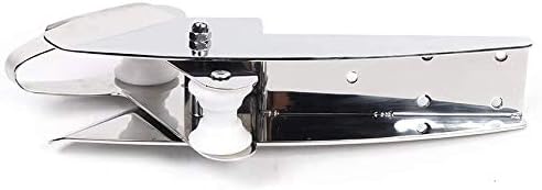 ISURE MARINE AISI 316 Stainless Steel Hinged Self-Launching Bow Anchor Roller with pivoting Dual-Roller 23'' for Marine Yacht Docking Accessories - Image 2