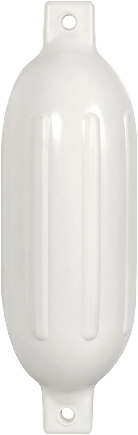 Marine Accessories 4PCS Boat fenders 8.5" * 27" White Vinyl Marine Ribbed Bumper Inflatable Dock Shield - Image 3
