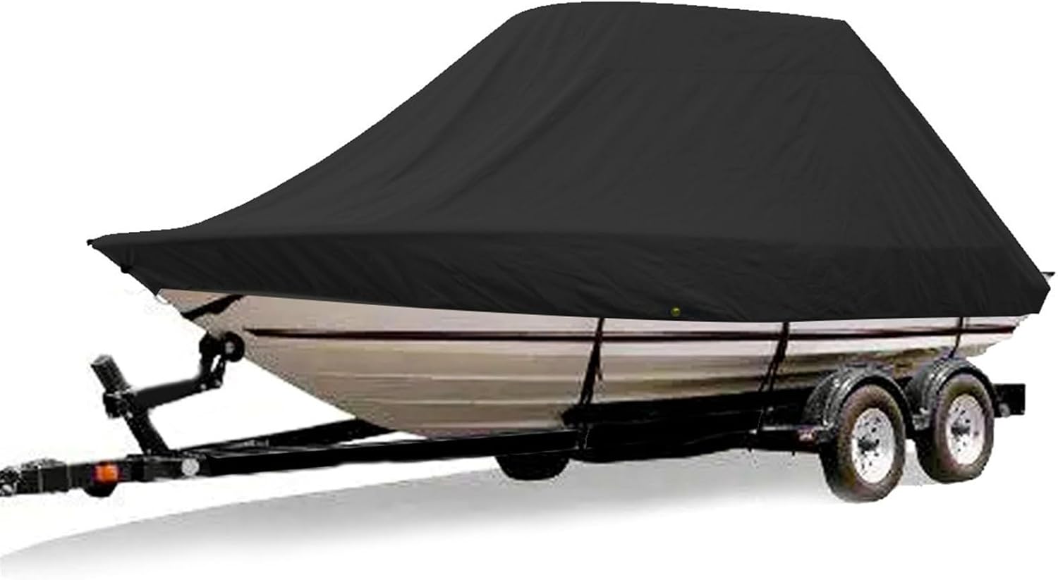 Marine Accessories 600D 18-28Ft Yacht Boat Cover Boat Cover Winter Snow Cover Waterproof Sunshade Heavy Duty Trailer Marine Cover(26-28FT)