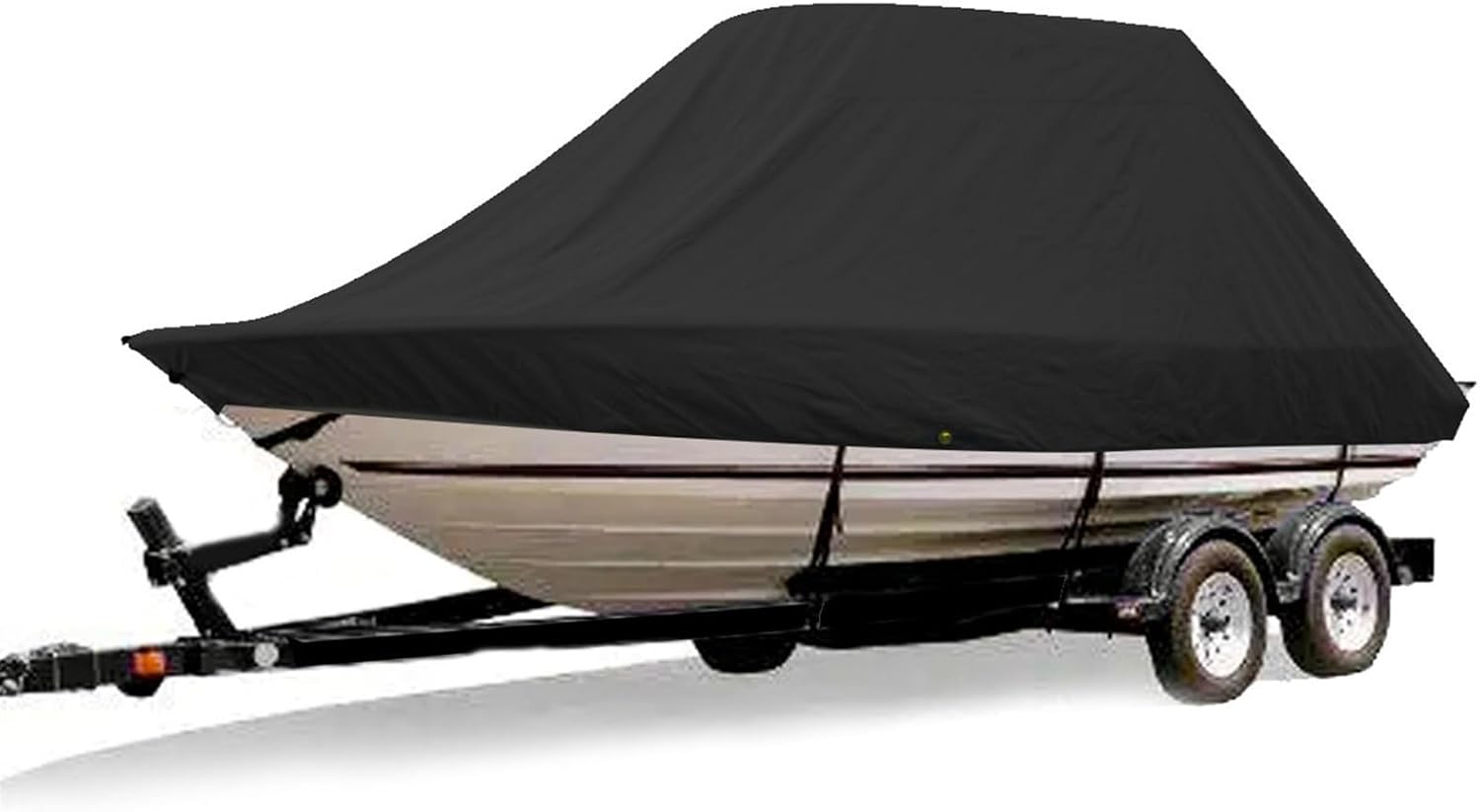 Marine Accessories 600D 18-28Ft Yacht Boat Cover Boat Cover Winter Snow Cover Waterproof Sunshade Heavy Duty Trailer Marine Cover(26-28FT)