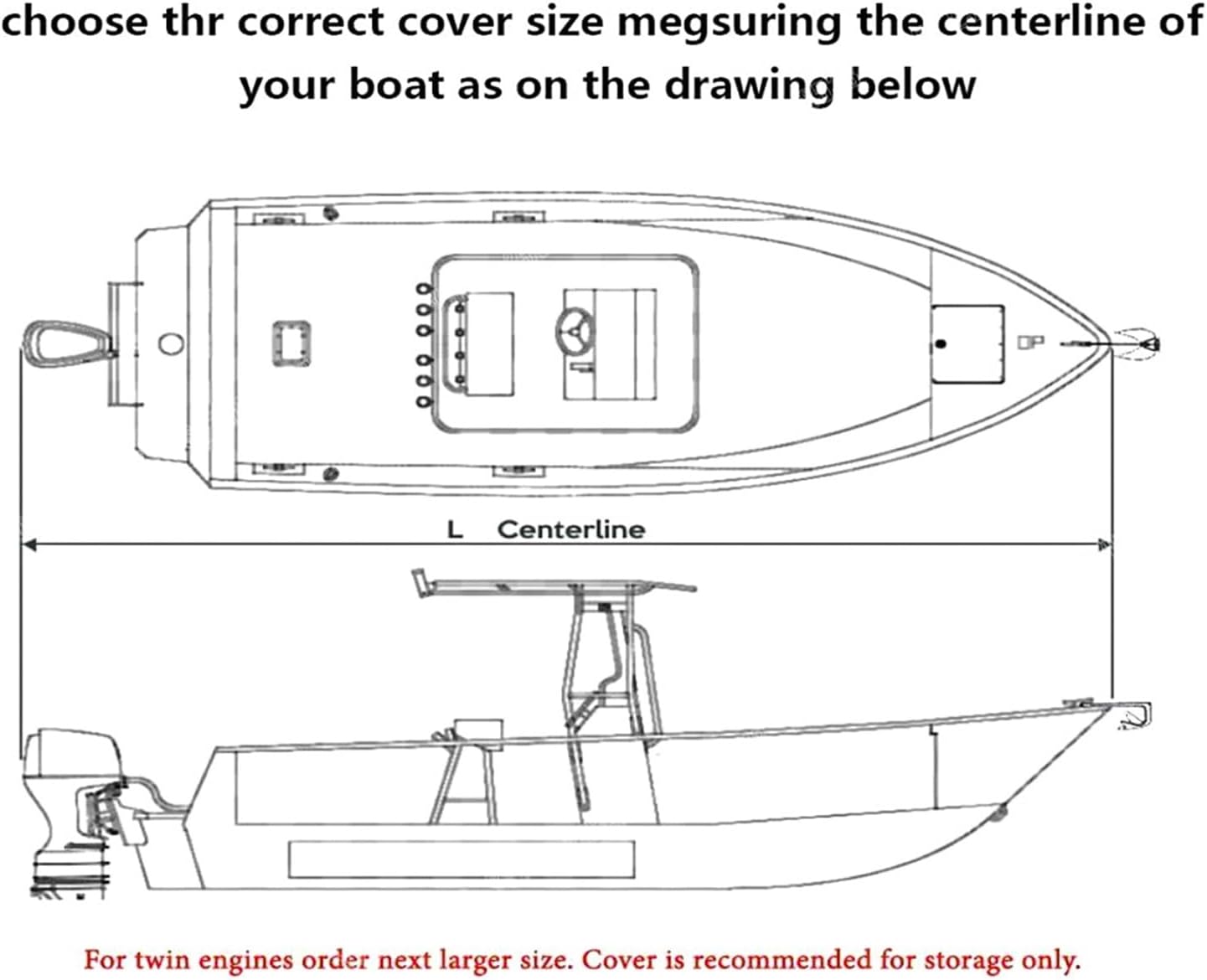 Marine Accessories 600D 18-28Ft Yacht Boat Cover Boat Cover Winter Snow Cover Waterproof Sunshade Heavy Duty Trailer Marine Cover(26-28FT) - Image 3