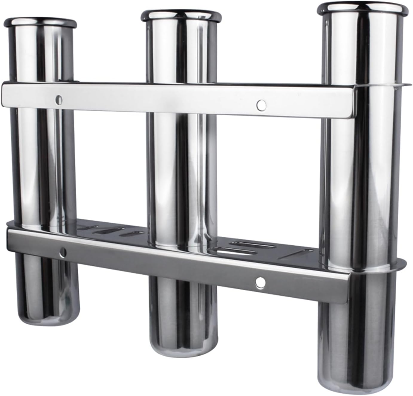 Marine Boat Yacht Accessories Stainless Steel 3 Tube Fishing Rod Storage Holder Rack & Boat Organiser - Image 5