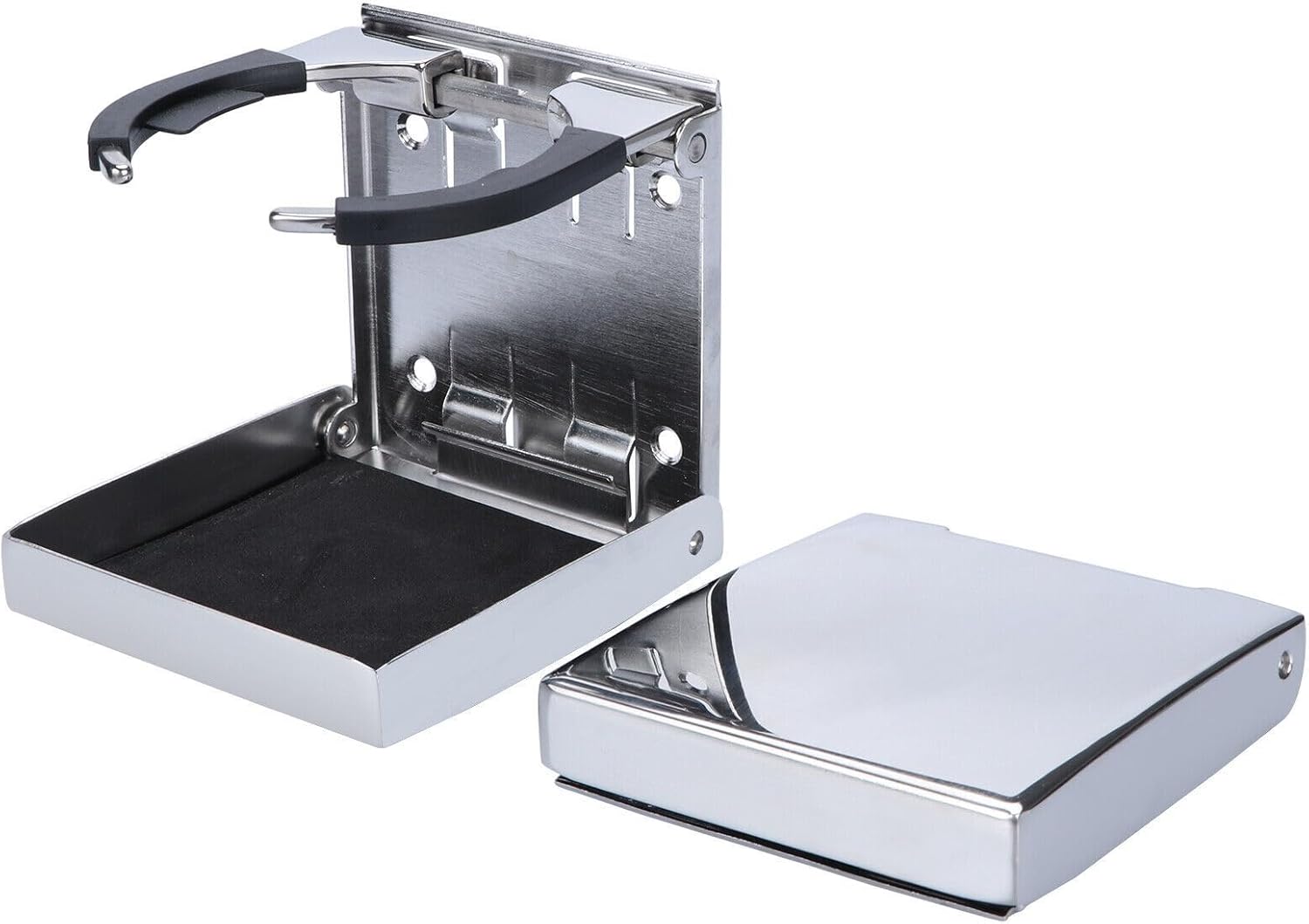 Marine Hardware 2 Piece Stainless Steel Adjustable Folding Cup Drink Holder Marine Boat Truck RV Set Boat Accessories Marine - Image 3