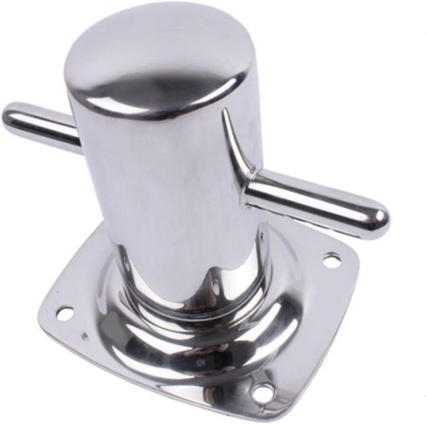 Marine Hardware Boat Accessories 316 Stainless Steel 6" Single Cross Bollard with Baseplate Mooring Cleat Marine - Image 4