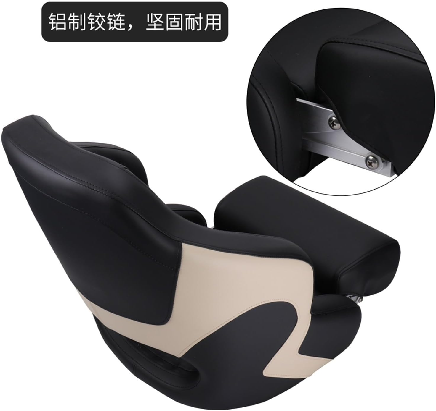 Marine hardware Boat Accessories Marine Folding Seat Boat Fishing Pro Casting Deck Seat Black Kaki Boat Driving Chair - Image 6