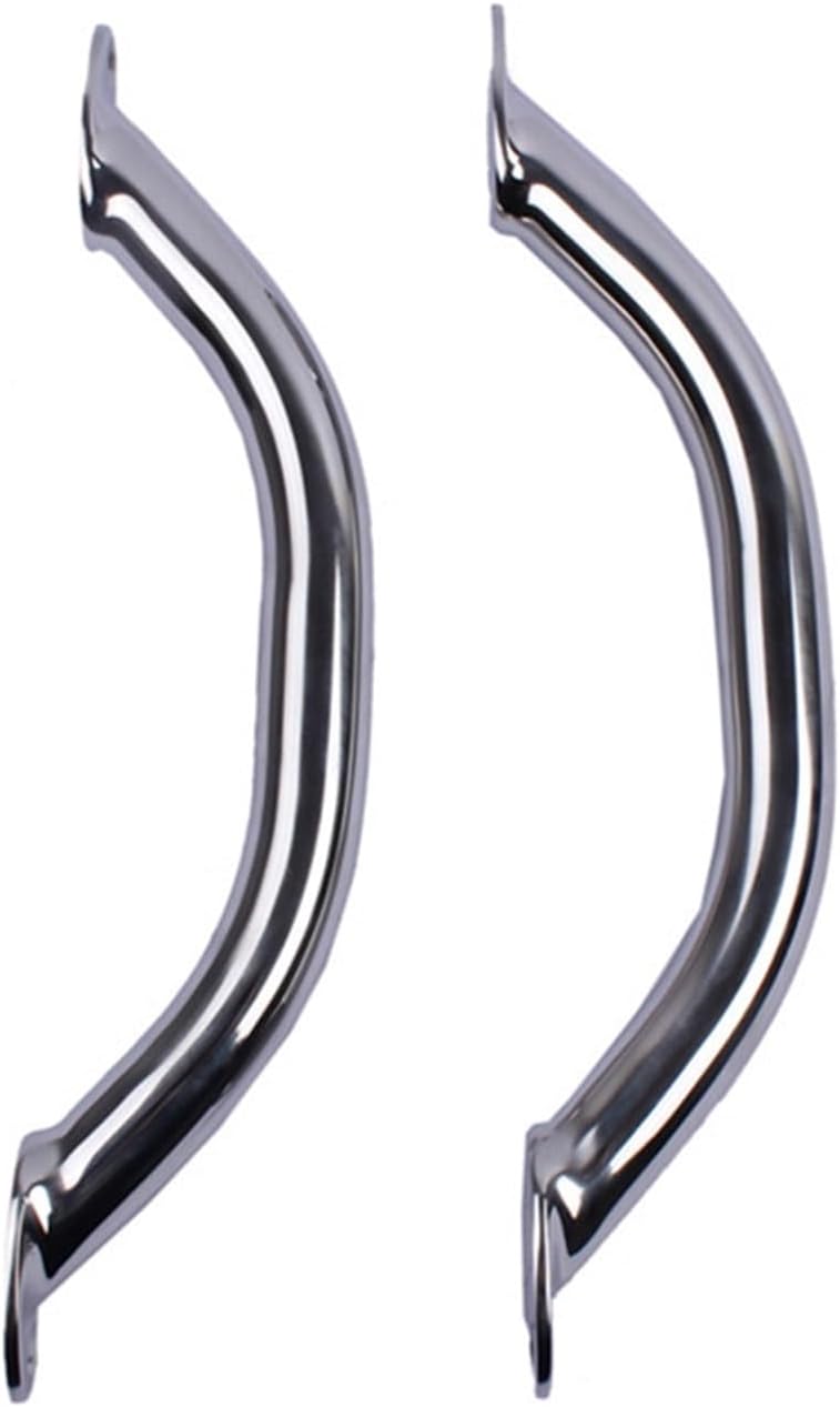 Marine Hardware Door Handle 2 Pieces Stainless Steel 9'' Boat Polished Grab Handle Handrail Boat Accessories Marine - Image 2