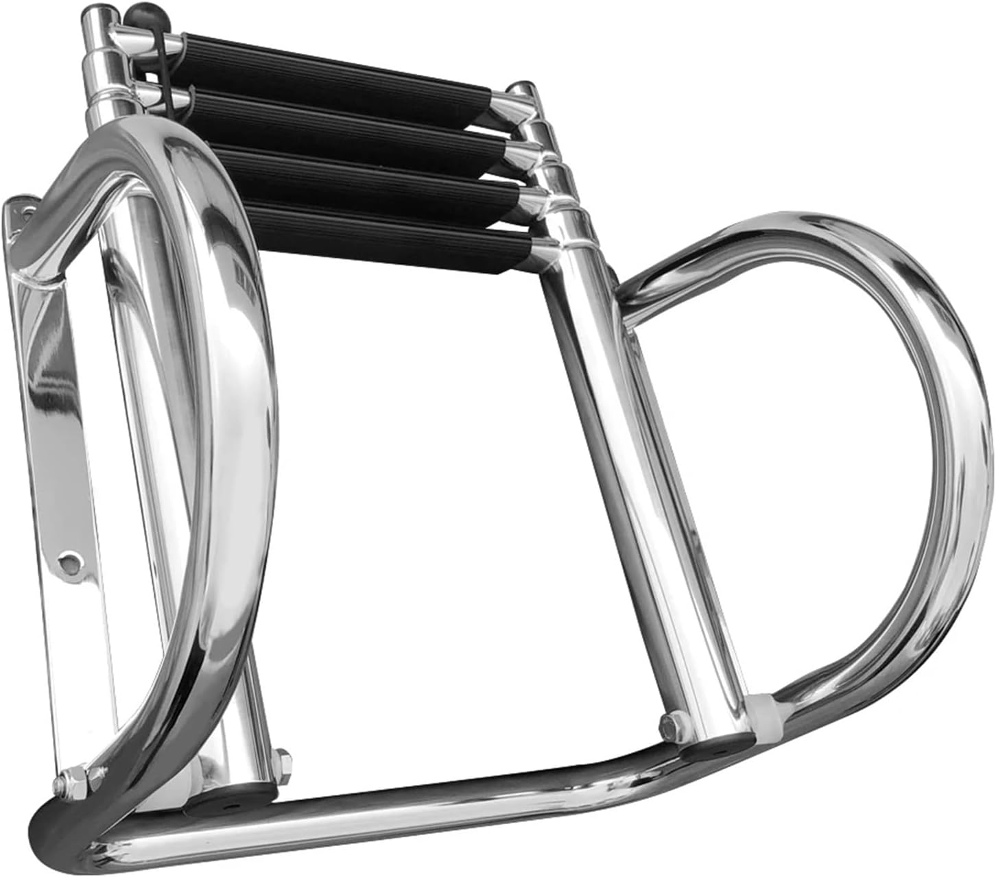 Marine Hardware Stainless Steel Boat Boarding Telescoping Ladder, Sliding Folding, Swimming Launching Ladder, Boat Accessories, 4 Step - Image 6
