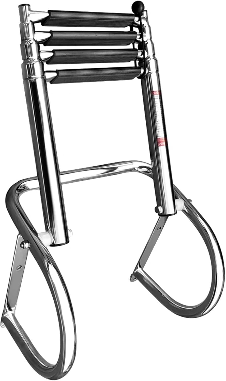 Marine Hardware Stainless Steel Boat Boarding Telescoping Ladder, Sliding Folding, Swimming Launching Ladder, Boat Accessories, 4 Step - Image 4