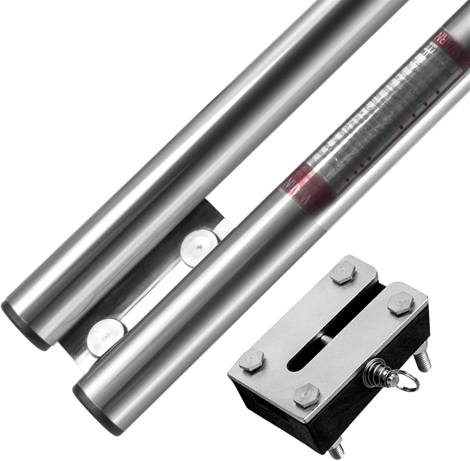 Marine Hardware Stainless Steel Boat Swiming Ladder, Vertical Telescoping, Transom Mounting Ladder, Boat Accessories, 4 Steps - Image 5