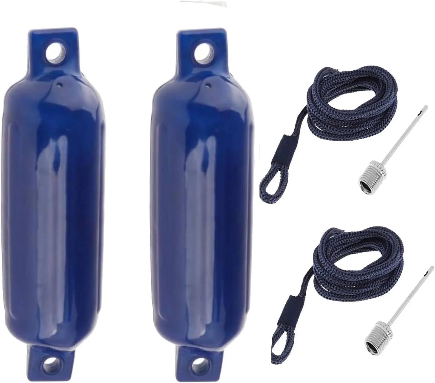 UNKOMN Marine Accessories 2PCS Boat Bumper Fenders with Inflatable Marine Bumper Marine Docking for Boat Dock Yacht Dock Row Boats Sailboats 4.33inch X 15.75inch - Image 11