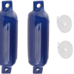 UNKOMN Marine Accessories 2PCS Boat Bumper Fenders with Inflatable Marine Bumper Marine Docking for Boat Dock Yacht Dock Row Boats Sailboats 4.33inch X 15.75inch