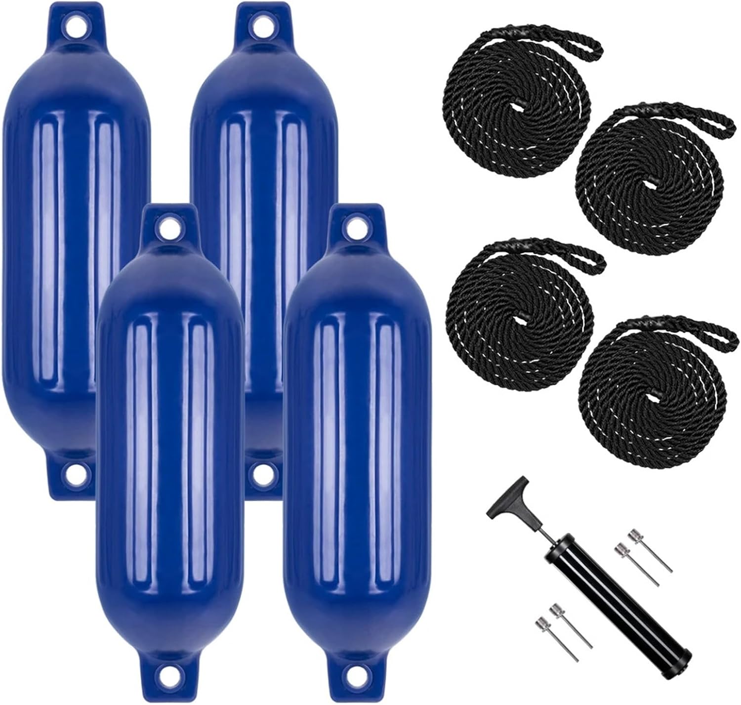 UNKOMN Marine Accessories 4 pcs 8.5" x 27" \/ 210mmx680mm(g3) Boat fenders Bumper