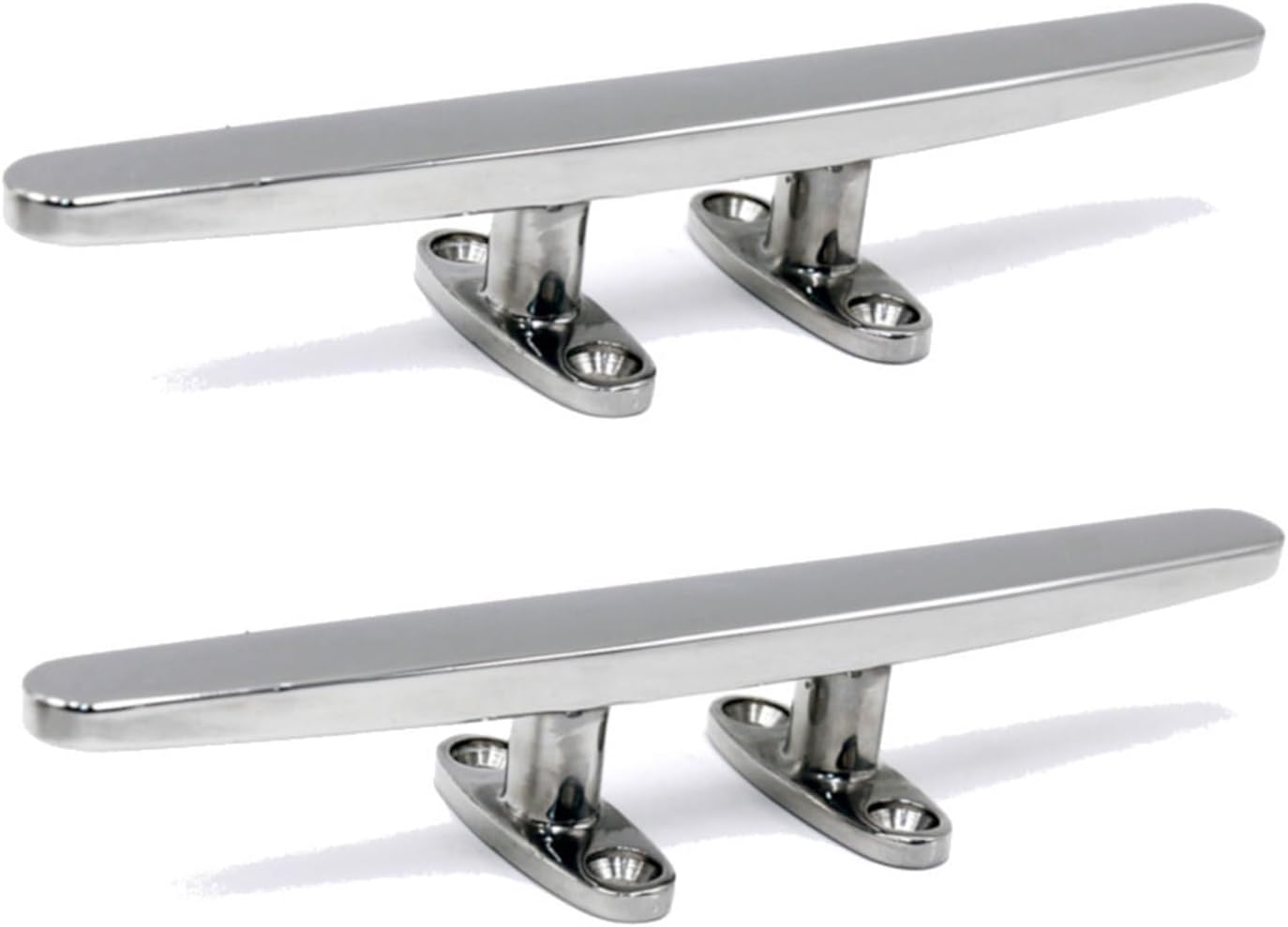 UNKOMN Marine Hardware 2PC 316 Stainless Steel Marine Grade Boat Mooring Accessories Marine Boat Deck Dock Rope Cleat Boat Cleat