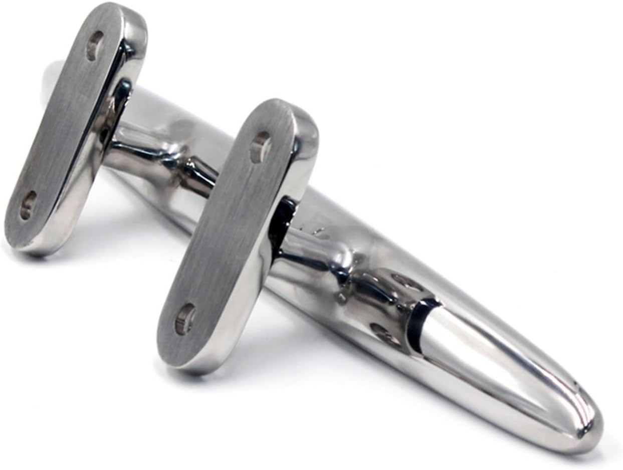 UNKOMN Marine Hardware 2PC 316 Stainless Steel Marine Grade Boat Mooring Accessories Marine Boat Deck Dock Rope Cleat Boat Cleat - Image 7