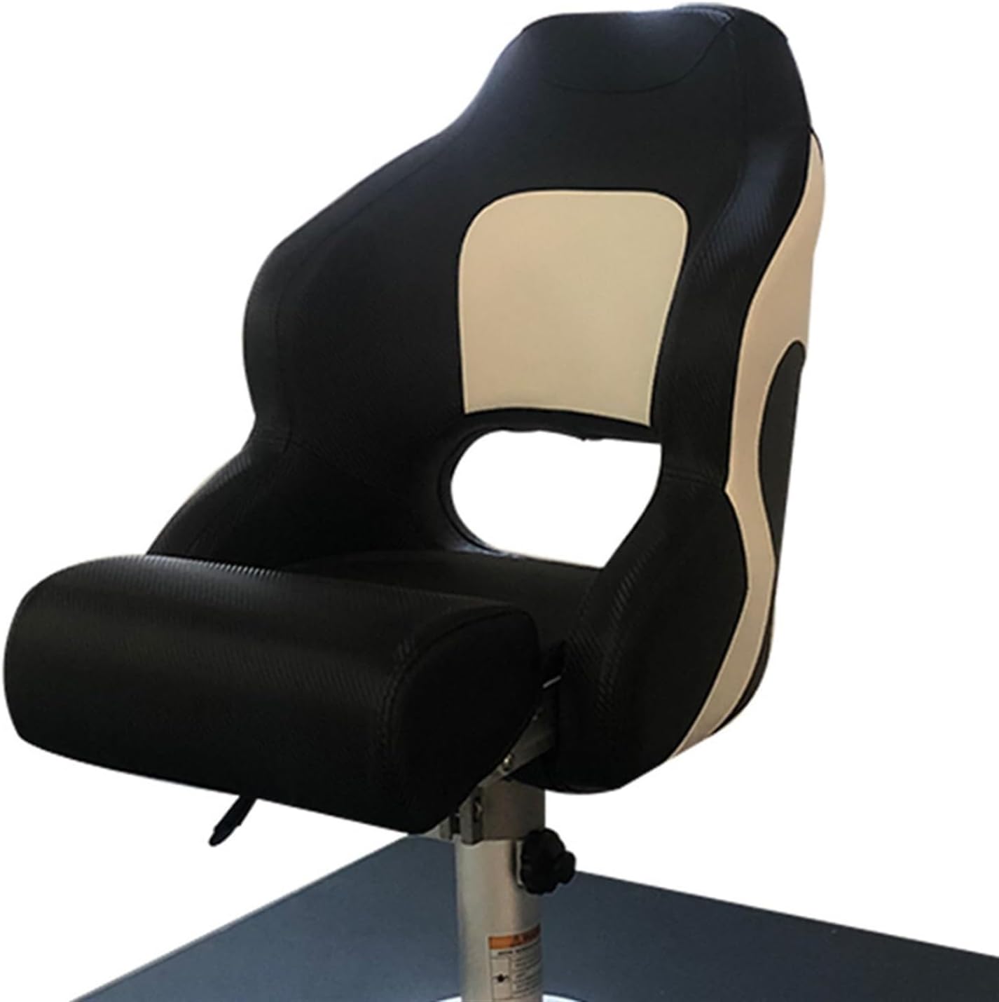 UNKOMN Marine hardware Boat Accessories Marine Folding Seat Boat Fishing Pro Casting Deck Seat Boat Bike Butt Chair(Khaki) - Image 9