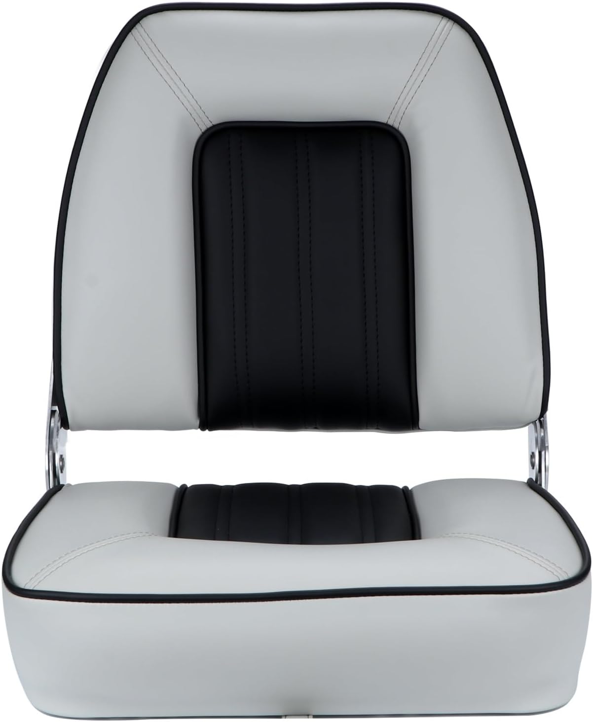 UNKOMN Marine hardware Boat Accessories Marine Folding Seat Universal Boat Fishing Pro Casting Deck chair High Back Boat swivel Chair Marine Hardware(White) - Image 5