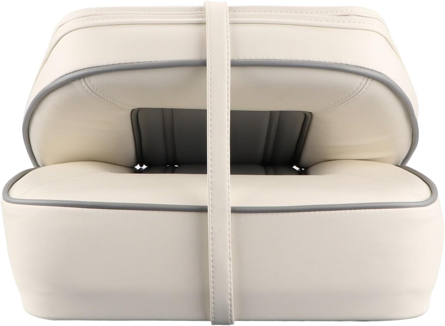 UNKOMN Marine hardware Boat Accessories Marine Folding Seat Universal Boat Fishing Pro Casting Deck chair High Back Boat swivel Chair Marine Hardware(White) - Image 4