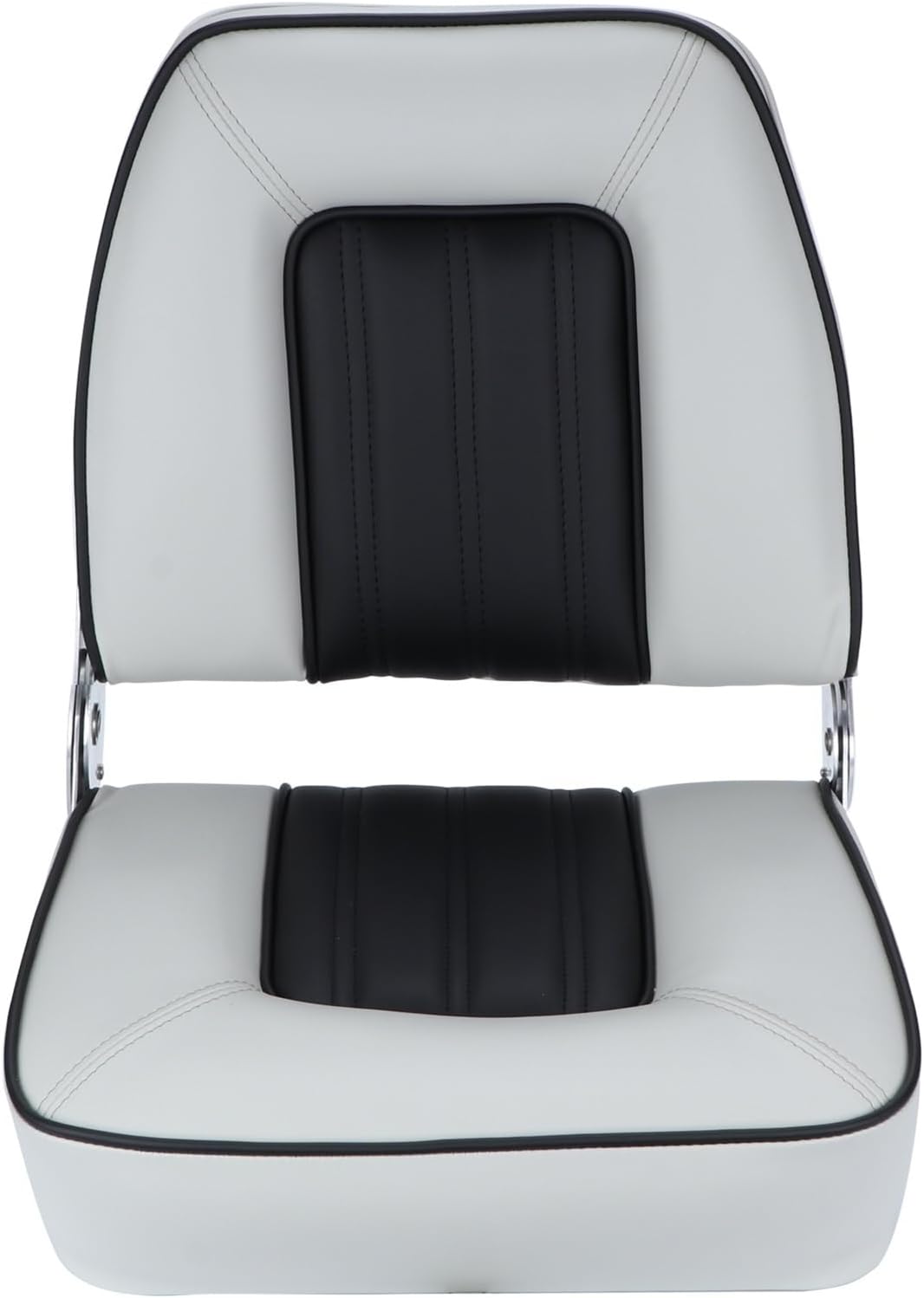 UNKOMN Marine hardware Boat Accessories Marine Folding Seat Universal Boat Fishing Pro Casting Deck chair High Back Boat swivel Chair Marine Hardware(White) - Image 8