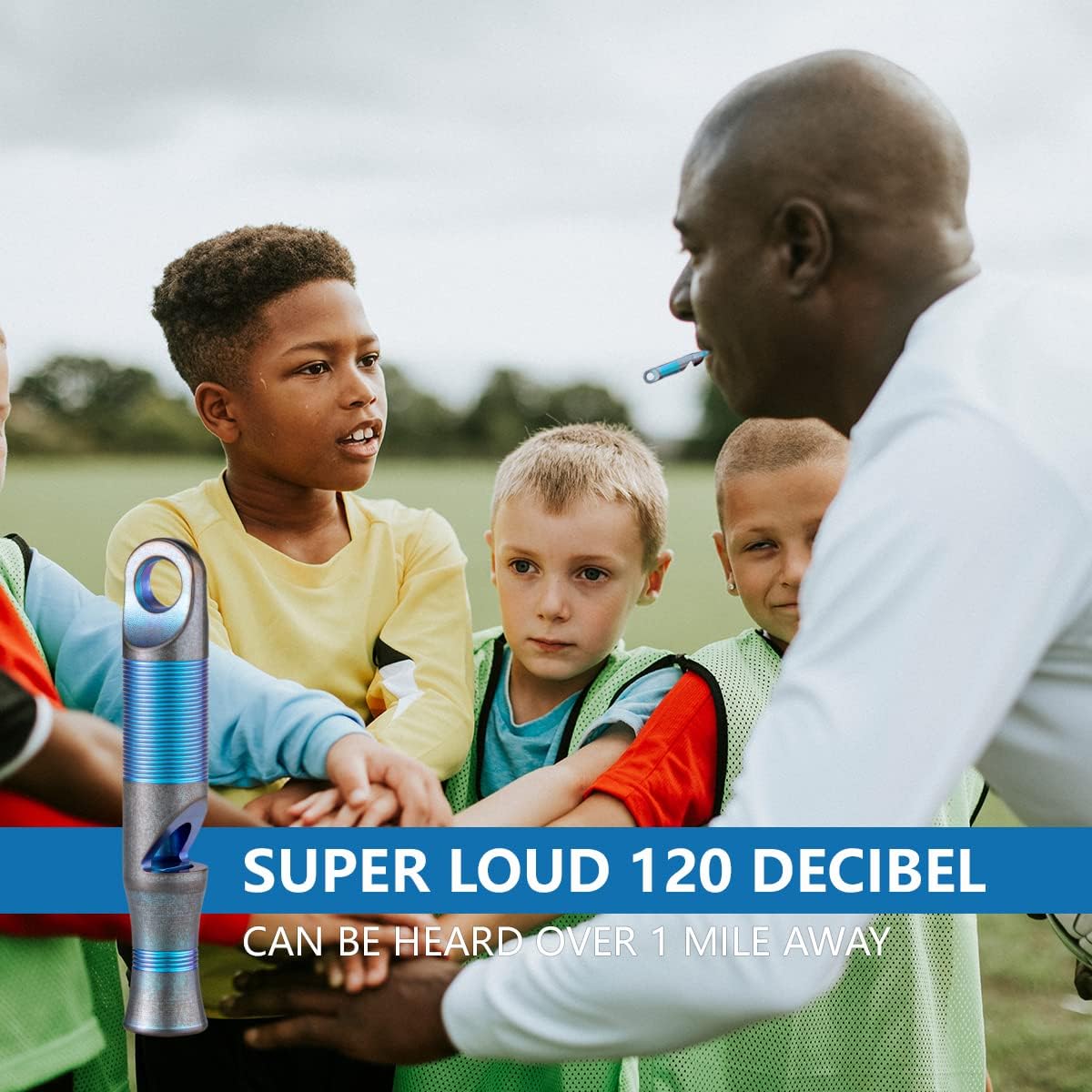 WeKnife Emergency Whistle Survival Loud, Titanium Outdoor Safety Whistle Survival Shrill Loud Blast with Paracord for Kayak, Life Vest, Jacket, Boating, Fishing,Camping, Hiking, Hunting, Coyote - Image 5