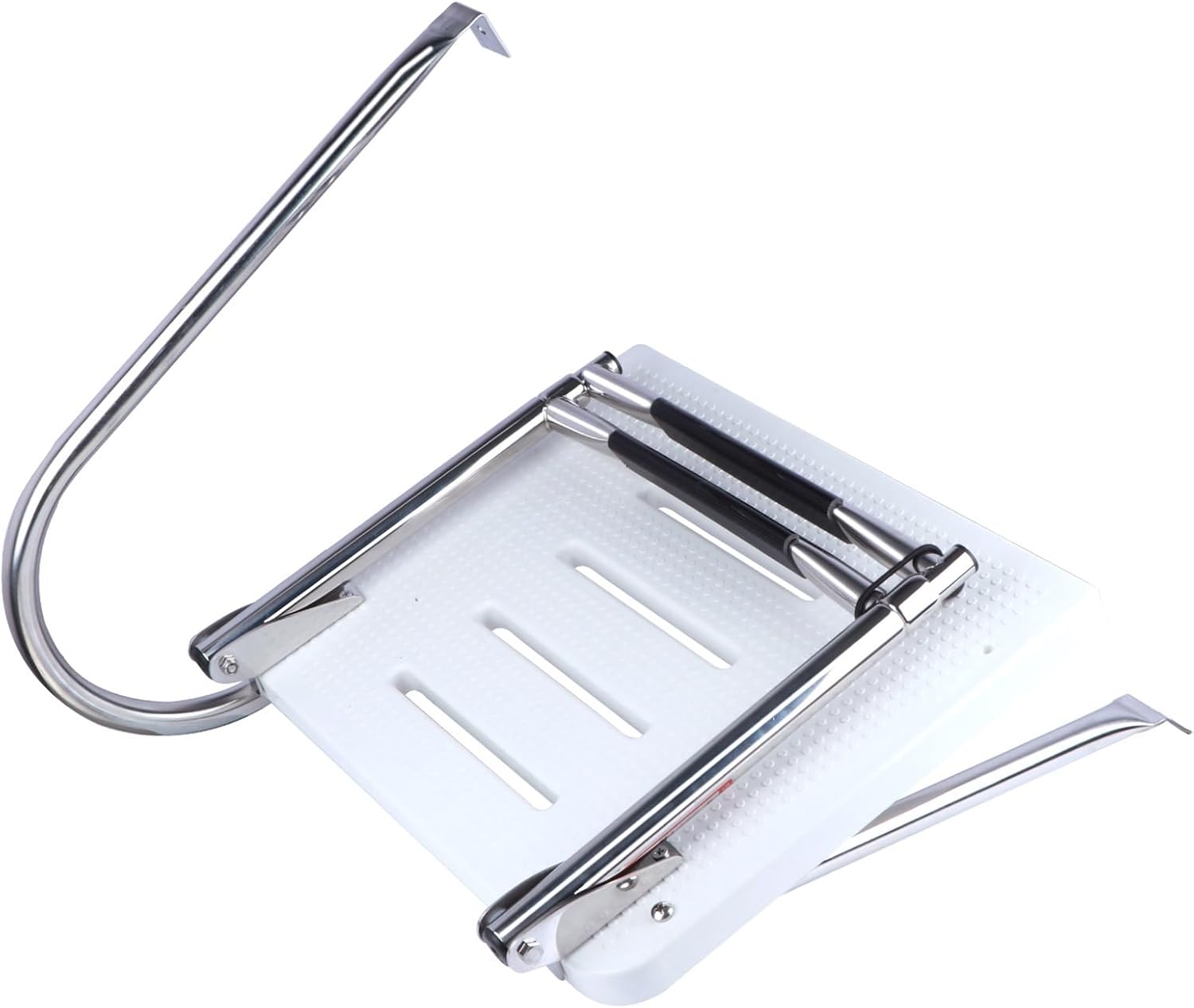 Windzerdong Boat Accessories Marine S.S Boarding Stainless Steel Polished Ladder with ABS Swim Platform Dual Handrails(3 Step) - Image 4