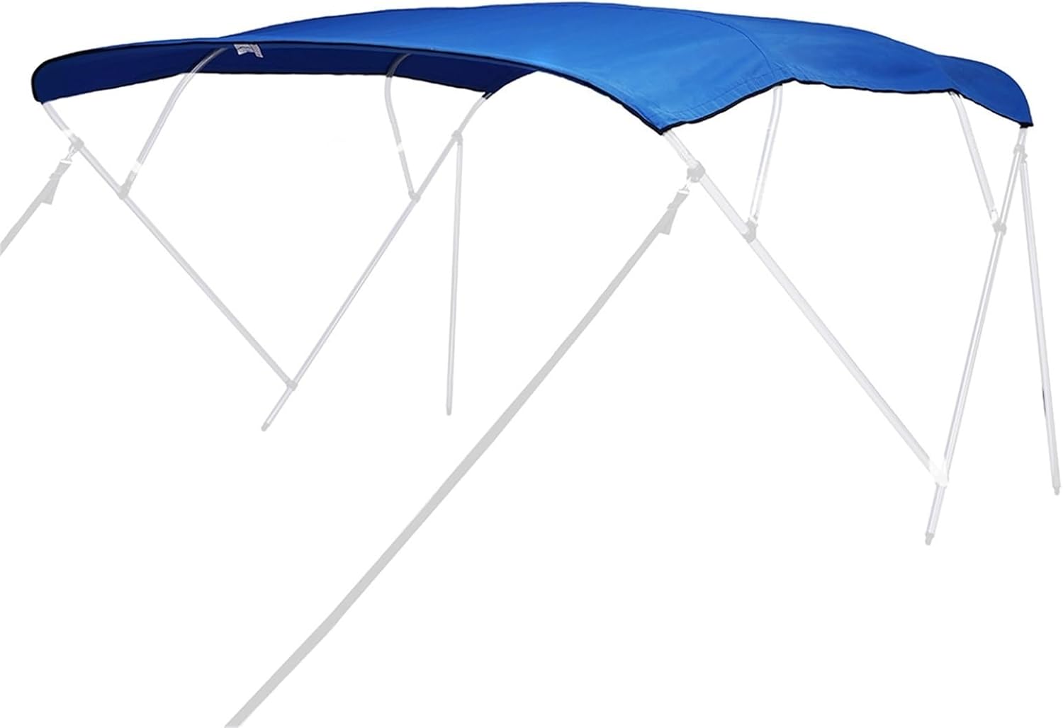 Wingxaoyy Marine Accessories 600D Boat Cover 4 Bow Biminii Top Replacement Canvas with Boot Frame Marine Cover Anti UV for V-Hull Jon Center Console Boat(Width 91-103 inch)