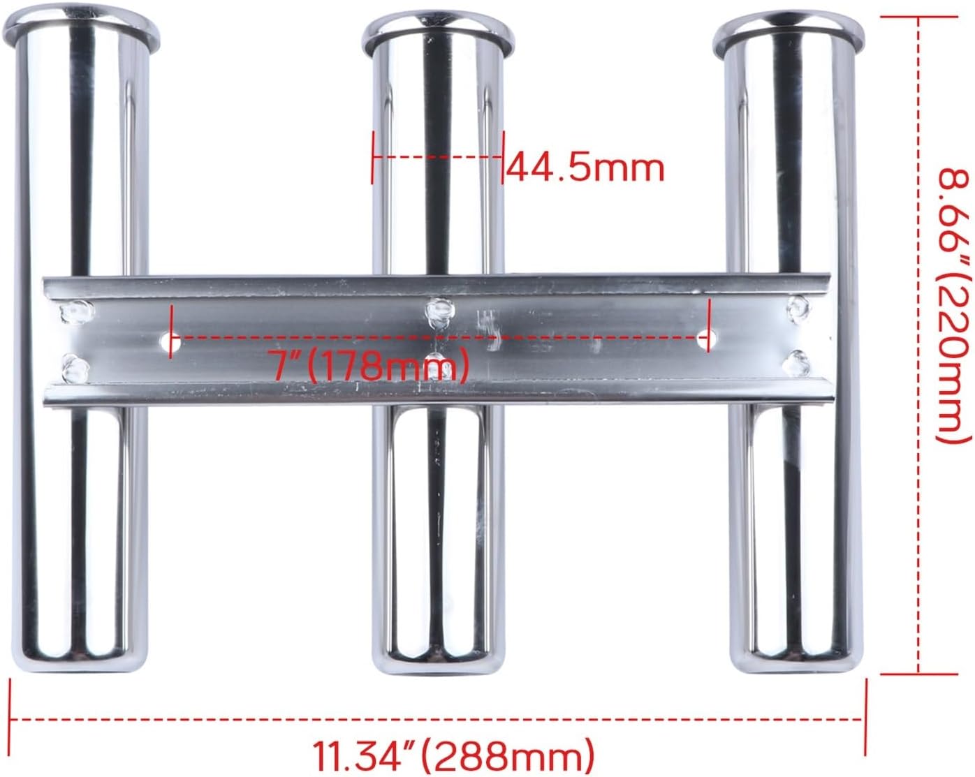 Xauyangha Boat Accessories Outboard Motor Boat Stainless Steel Fishing Rod Holder Rack Marine Fishing Pod Accessories - Image 3